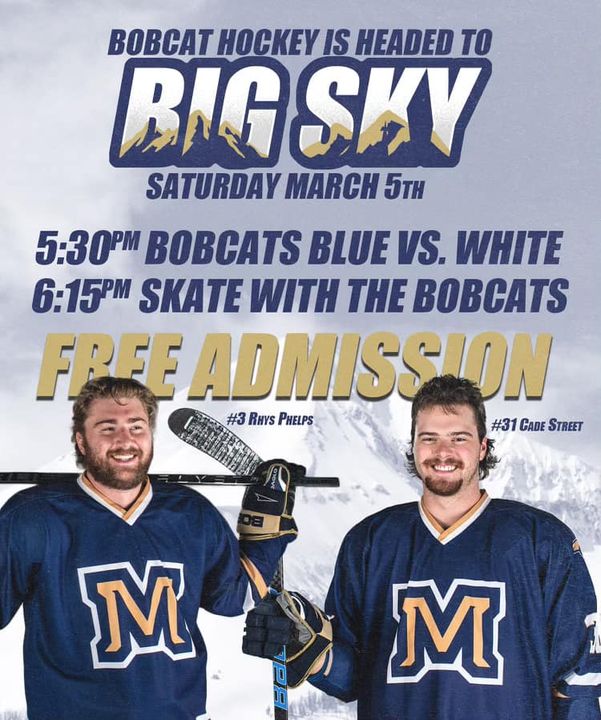 Join us this Saturday for Hockey Night in Big Sky!