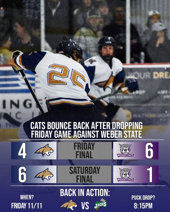 The Cats rallied on Saturday with 6 unanswered goals to defeat Weber State and finish the weekend 2-1