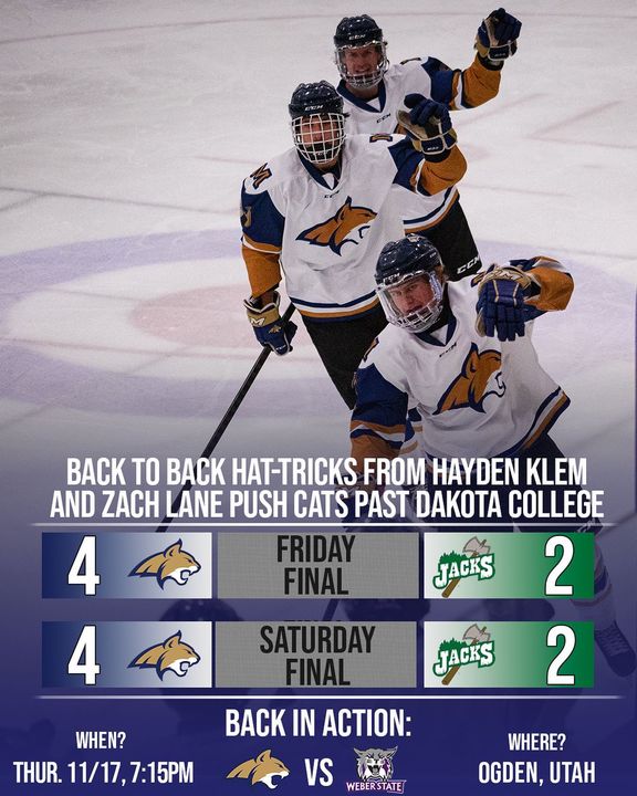 The Cats finish up their last home games of the semester with a sweep over Dakota College