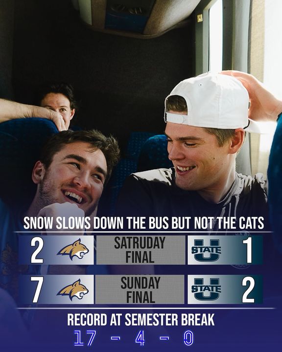 The Cats overcome some adversity after a winter storm turned their travel down to Utah into a nightmare