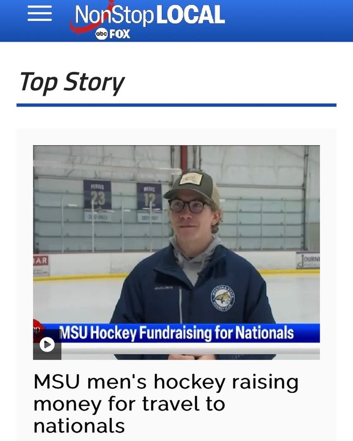 Thank you so much to @abcfoxmt for the fantastic spotlight on our autobid to Nationals and fundraising efforts!