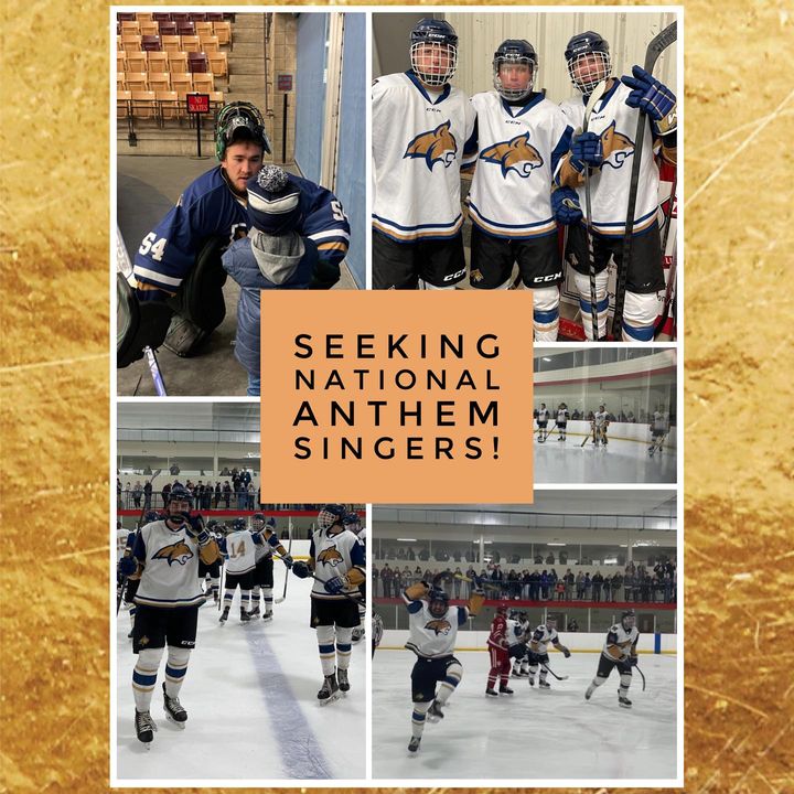 Hello Bobcats! 💙💛 We are looking for National Anthem singers for our home games! If you’re interested, please message us and we will reach out