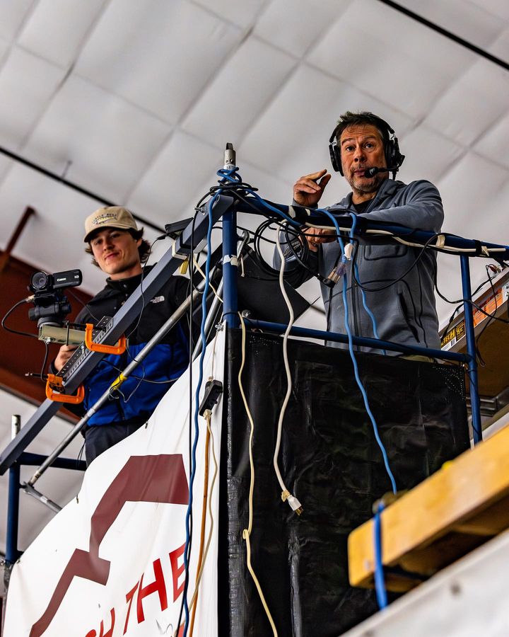 Shoutout to our video crew! Miles on the camera & Rob with the play by play