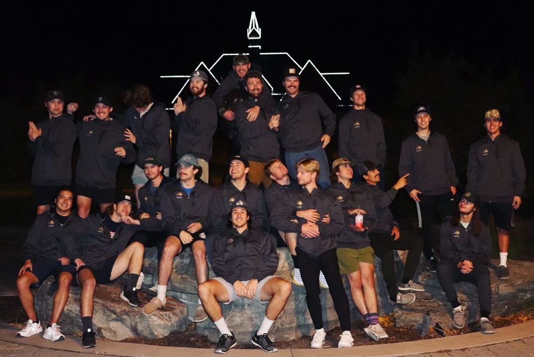 The lights are ON at Montana Hall tonight in celebration of our weekend sweep over the Griz!