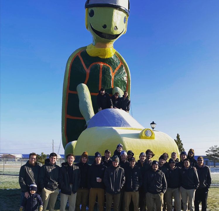 When I’m Bottineau, the boys pay a visit to Tommy the Turtle