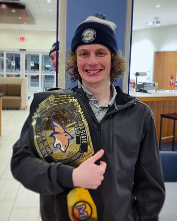 And the Bobcat Belt goes to… Jackson Mundell!!!