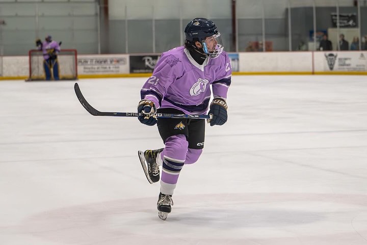 A few shots from Saturday’s “Hockey Fights Cancer” night