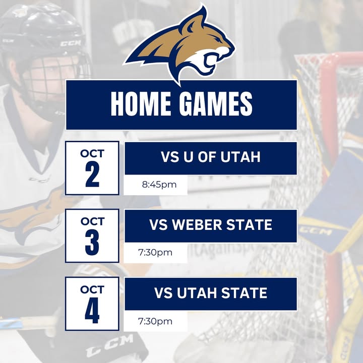 The Cats are on home ice this Thursday, Friday, & Saturday!