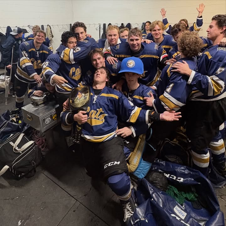 And the Bobcat Belt goes to… SPENCER WILKINSON!!! Spence who buried two huge goals to set the tone for the night and helped pace the Cats to a big OT win