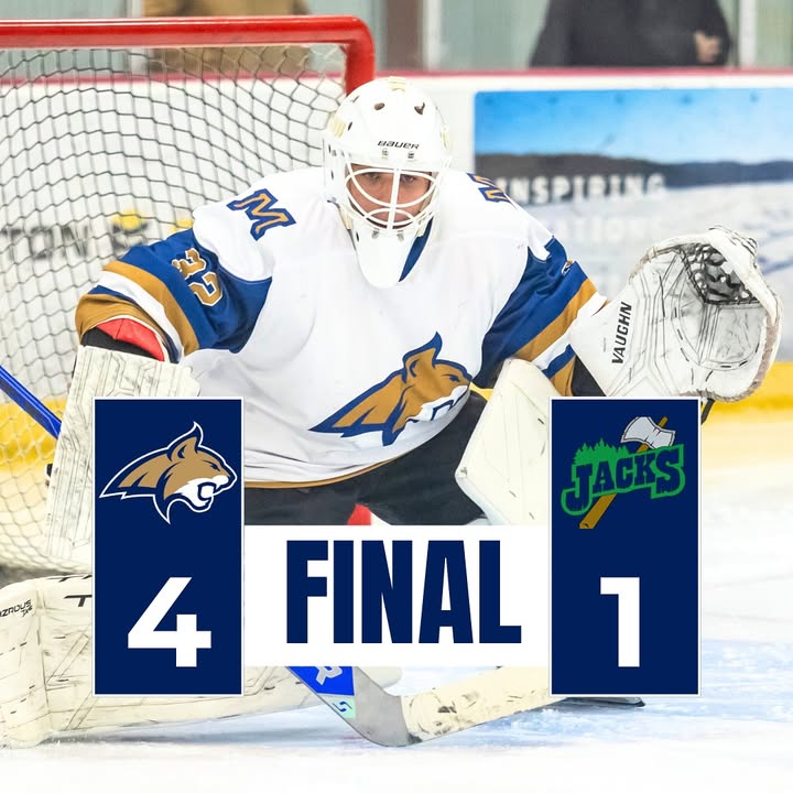 Cats skate to a 4-1 road victory over Dakota College Bottineau